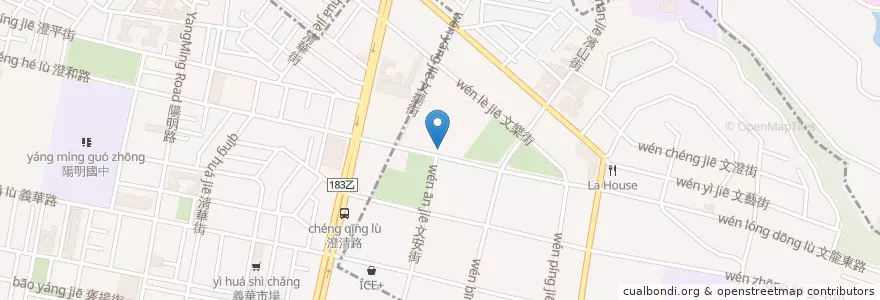 Mapa de ubicacion de 碳舞吧串燒熱炒 en تایوان, کائوهسیونگ, 鳳山區.