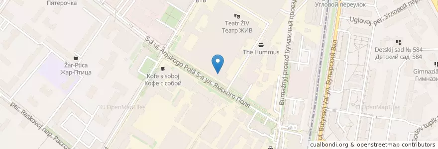 Mapa de ubicacion de Рецептор en Rusia, Distrito Federal Central, Москва.