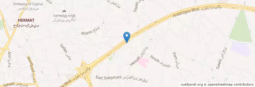 Mapa de ubicacion de هوم برگر en Iran, Téhéran, شهرستان شمیرانات, Téhéran, بخش رودبار قصران.
