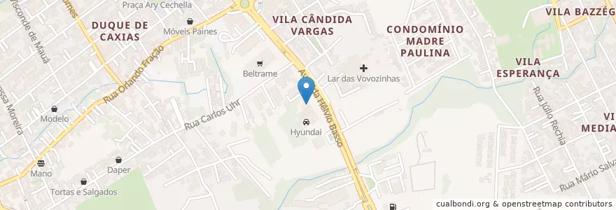Mapa de ubicacion de CAPS II Prado Veppo en برزیل, منطقه جنوب برزیل, ریو گرانده جنوبی, Região Geográfica Intermediária De Santa Maria, Região Geográfica Imediata De Santa Maria, Santa Maria.