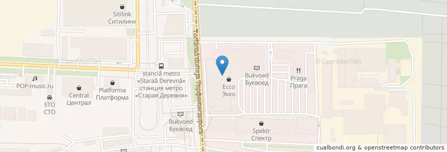 Mapa de ubicacion de Teremok en Russia, Northwestern Federal District, Leningrad Oblast, Saint Petersburg, Приморский Район, Округ Озеро Долгое.