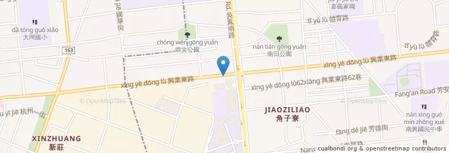 Mapa de ubicacion de 中華郵政ATM en تايوان, مقاطعة تايوان, شيا يي, مقاطعة شياي, 東區.