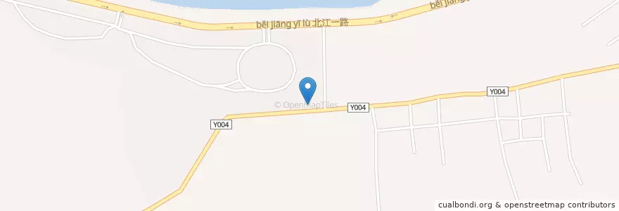 Mapa de ubicacion de 洲心派出所 en China, Guangdong, Qingyuan City, Qingcheng District, Zhouxin Street.