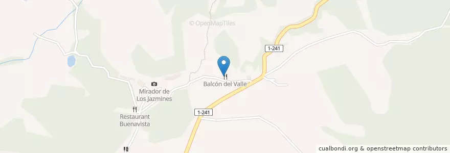 Mapa de ubicacion de Balcón del Valle en キューバ, Pinar Del Río, Viñales.