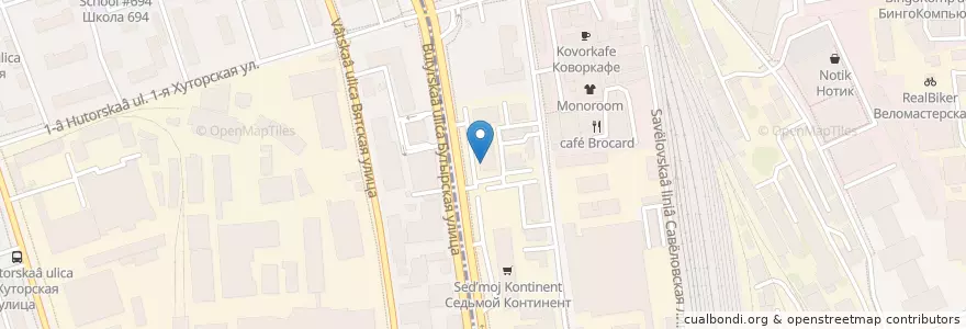 Mapa de ubicacion de ВТБ en روسیه, Центральный Федеральный Округ, Москва, Северный Административный Округ, Бутырский Район.