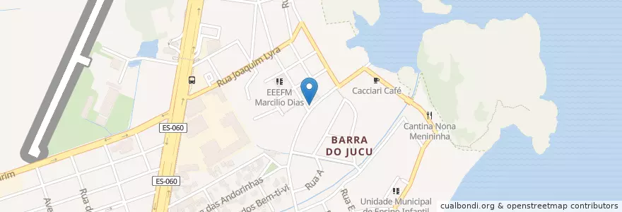 Mapa de ubicacion de Bangalô do Cobra en Brasil, Región Sudeste, Espírito Santo, Região Geográfica Intermediária De Vitória, Região Metropolitana Da Grande Vitória, Vila Velha, Microrregião Vitória.