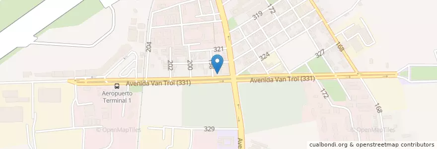 Mapa de ubicacion de Pizzería La Casa Paret en Cuba, L'Avana, Boyeros.