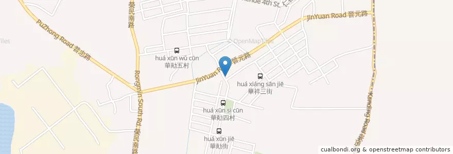 Mapa de ubicacion de 緣生緣早餐店 en 타이완, 타오위안 시, 바더 구.