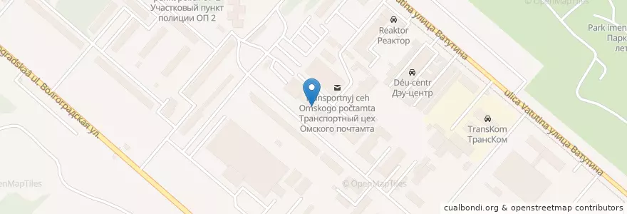 Mapa de ubicacion de №44 en Rusia, Distrito Federal De Siberia, Omsk, Омский Район, Городской Округ Омск.