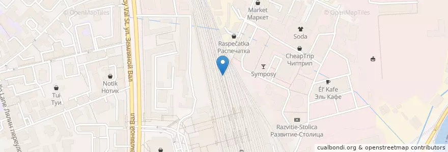 Mapa de ubicacion de Mr. Coffee en Rusland, Centraal Federaal District, Moskou, Центральный Административный Округ, Басманный Район.