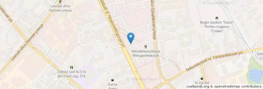 Mapa de ubicacion de МобилМед en Russland, Föderationskreis Zentralrussland, Moskau, Zentraler Verwaltungsbezirk, Тверской Район.