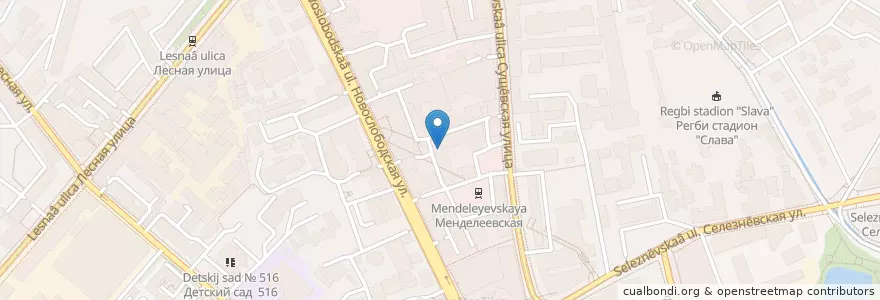 Mapa de ubicacion de Kalyan en روسيا, Центральный Федеральный Округ, Москва, Центральный Административный Округ, Тверской Район.