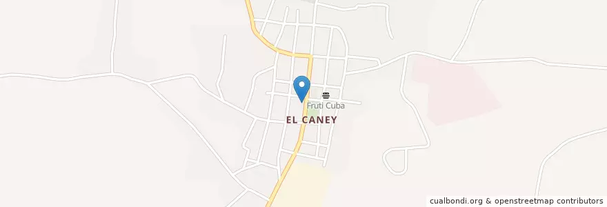 Mapa de ubicacion de Banco BPA El Caney en 古巴, Santiago De Cuba, Santiago De Cuba, Ciudad De Santiago De Cuba.
