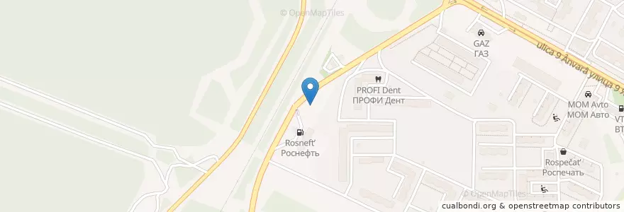 Mapa de ubicacion de Мой сам en ロシア, 中央連邦管区, Воронежская Область, Городской Округ Воронеж.