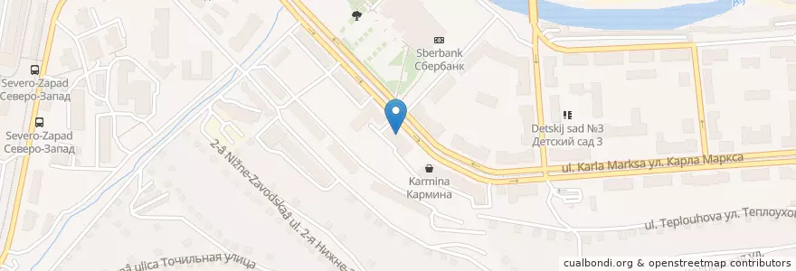 Mapa de ubicacion de Библиотека #22 en Rusia, Уральский Федеральный Округ, Óblast De Cheliábinsk, Златоустовский Городской Округ.