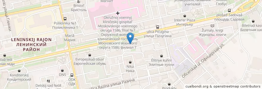 Mapa de ubicacion de Стоматология АПРИОРИ en Rusia, Distrito Federal Central, Óblast De Vladímir, Городской Округ Владимир.