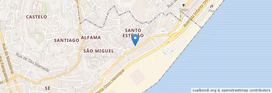 Mapa de ubicacion de Novo Banco en Portugal, Lisboa, Grande Lisboa, Lisboa, Santa Maria Maior.