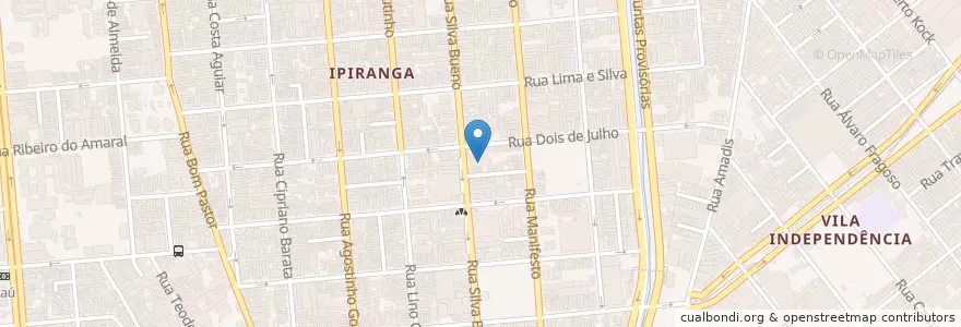 Mapa de ubicacion de Banco Itaú en برزیل, منطقه جنوب شرقی برزیل, سائوپائولو, Região Geográfica Intermediária De São Paulo, Região Metropolitana De São Paulo, Região Imediata De São Paulo, سائوپائولو.