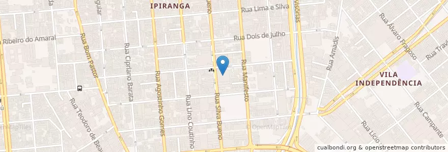 Mapa de ubicacion de Mercado Municipal do Ipiranga en 브라질, 남동지방, 상파울루, Região Geográfica Intermediária De São Paulo, Região Metropolitana De São Paulo, Região Imediata De São Paulo, 상파울루.
