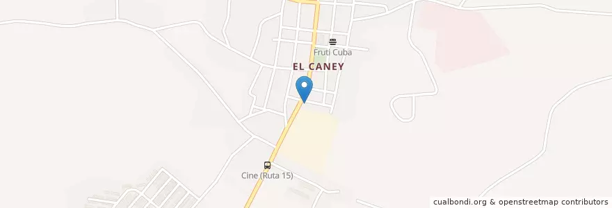 Mapa de ubicacion de Clínica Estomatológica Caney en كوبا, Santiago De Cuba, Santiago De Cuba, Ciudad De Santiago De Cuba.