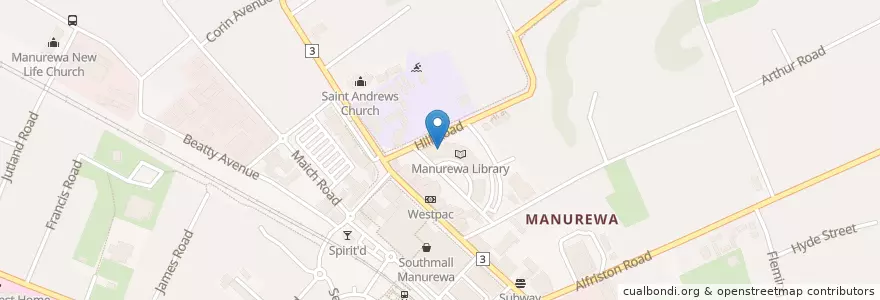 Mapa de ubicacion de Lumino the Dentists en New Zealand / Aotearoa, Auckland, Manurewa.