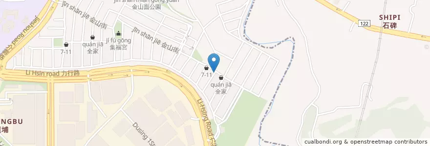 Mapa de ubicacion de 南台灣土魠魚羹 en 台湾, 台湾省, 新竹市, 竹東鎮, 東区.