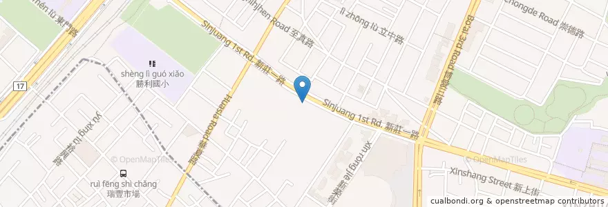 Mapa de ubicacion de Angoli Brunch早午餐 en 타이완, 가오슝시, 쭤잉구.