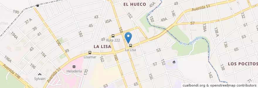 Mapa de ubicacion de Cine Belisa en Cuba, La Habana, La Lisa.