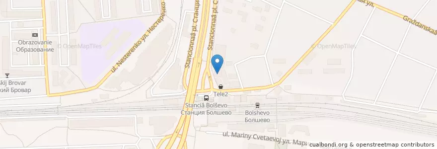 Mapa de ubicacion de КФС en روسیه, Центральный Федеральный Округ, استان مسکو, Городской Округ Королёв.