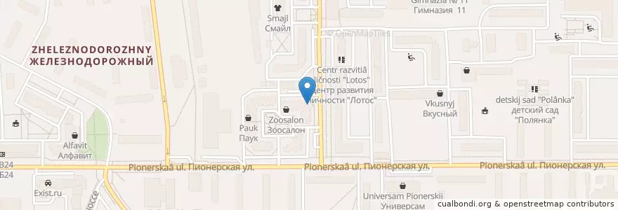 Mapa de ubicacion de Ветеринарный Центр "АльтернативА" en Russia, Central Federal District, Moscow Oblast, Balashikhinsky District.