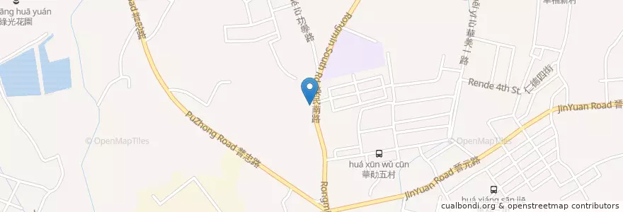 Mapa de ubicacion de 基督教台灣貴格會中壢合一堂 en تایوان, 桃園市, 中壢區.