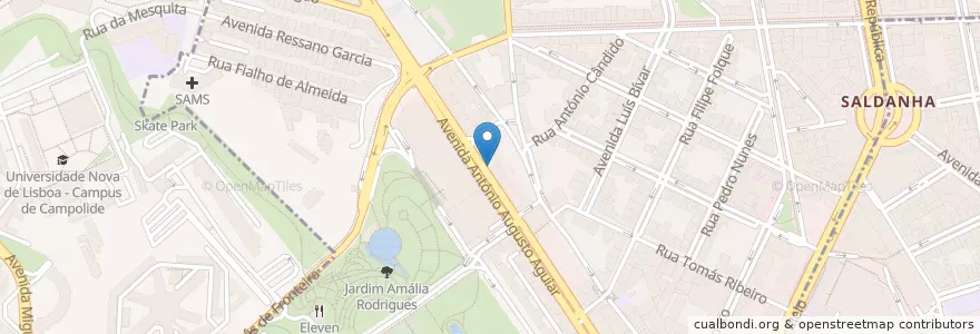 Mapa de ubicacion de Super Dente en Portugal, Área Metropolitana De Lisboa, Lisboa, Grande Lisboa, Lisboa, Avenidas Novas.