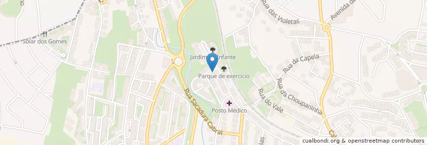 Mapa de ubicacion de Don Gonzales en Португалия, Área Metropolitana De Lisboa, Лиссабон, Grande Lisboa, Sintra, Rio De Mouro.