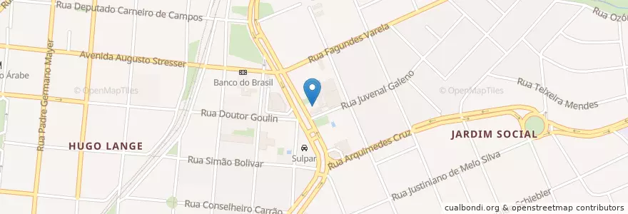 Mapa de ubicacion de Dona Ambrosina en ブラジル, 南部地域, パラナ, Região Geográfica Intermediária De Curitiba, Região Metropolitana De Curitiba, Microrregião De Curitiba, クリチバ.