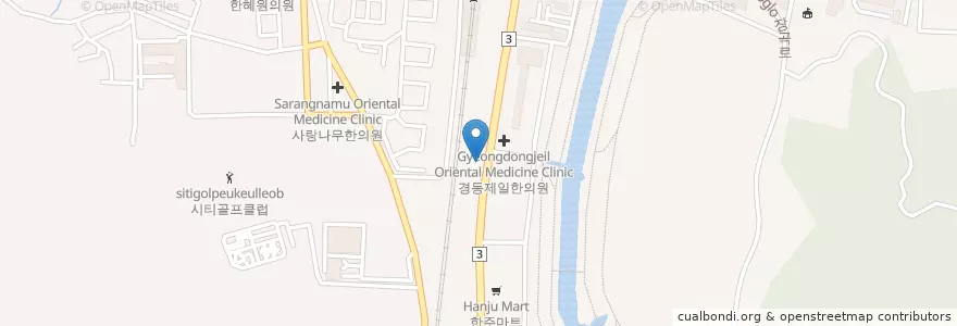 Mapa de ubicacion de GS셀프 호원주유소 en 韩国/南韓, 京畿道, 议政府市.