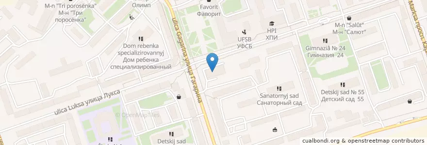 Mapa de ubicacion de Рынок Ладья en Rusia, Distrito Federal Del Lejano Oriente, Магаданская Область, Городской Округ Магадан.