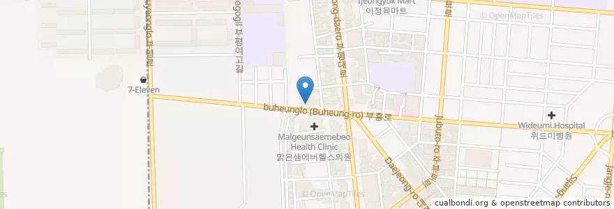 Mapa de ubicacion de 스시애 en كوريا الجنوبية, إنتشون, 부평구, 부평동.