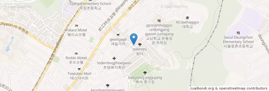 Mapa de ubicacion de 주연키즈어린이집 en South Korea, Seoul, Gangseo-Gu.