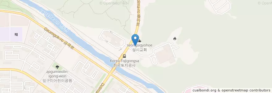 Mapa de ubicacion de GS 칼텍스 en Республика Корея, Кёнгидо, 분당구.