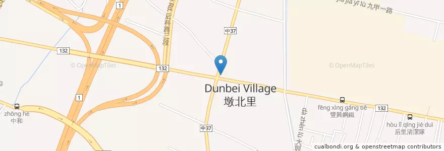 Mapa de ubicacion de 台塑石油 en 臺灣, 臺中市, 后里區.
