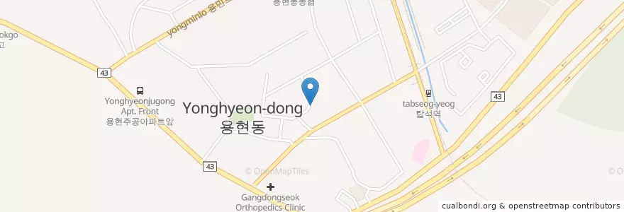 Mapa de ubicacion de 의정부교회 en Südkorea, Gyeonggi-Do, 의정부시.