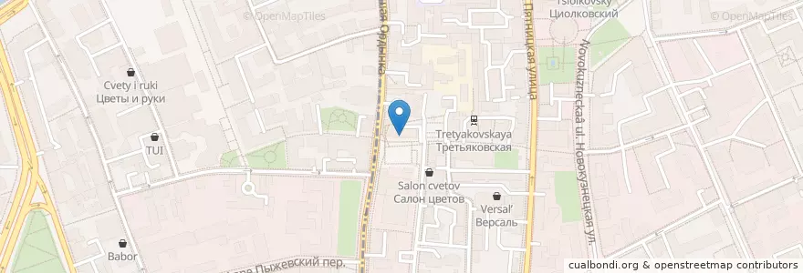Mapa de ubicacion de Макдоналдс en Russia, Distretto Federale Centrale, Москва, Центральный Административный Округ.
