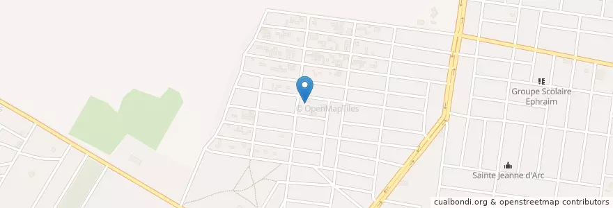 Mapa de ubicacion de Ecole évangelique Gamaliel en Буркина-Фасо, Верхние Бассейны, Уэ.