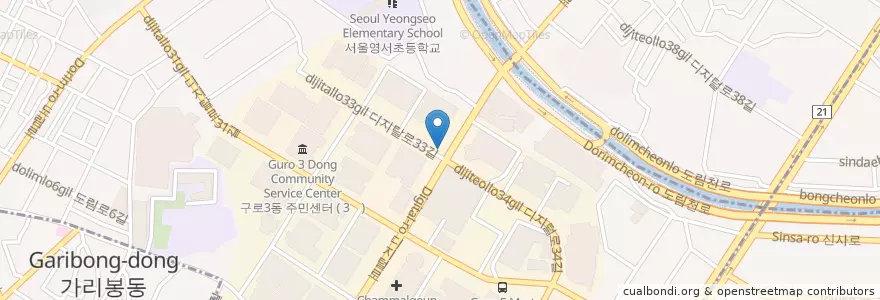 Mapa de ubicacion de COMPOSE COFFEE en Güney Kore, Seul.