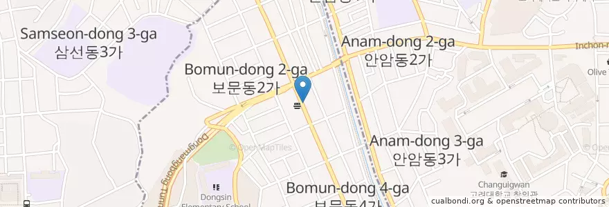 Mapa de ubicacion de 피자노베&치킨 en 대한민국, 서울.