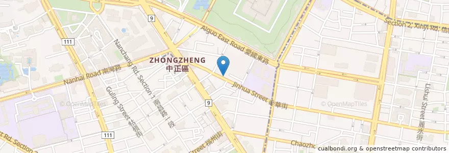 Mapa de ubicacion de 相聚一刻 en Taïwan, Nouveau Taipei, Taipei, 中正區.