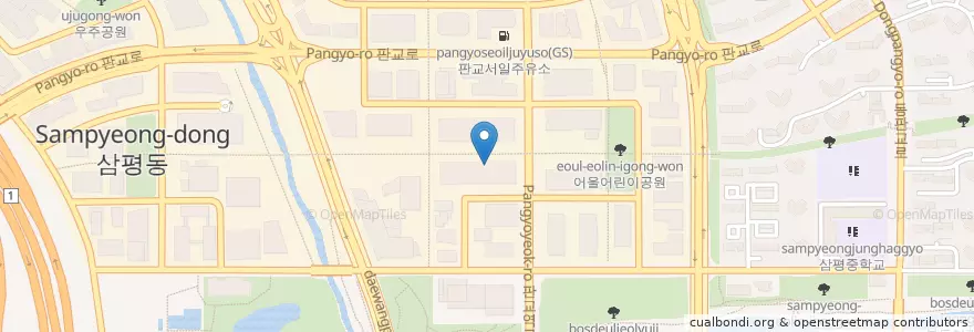 Mapa de ubicacion de STARBUCKS en کره جنوبی, گیونگی-دو, 분당구.