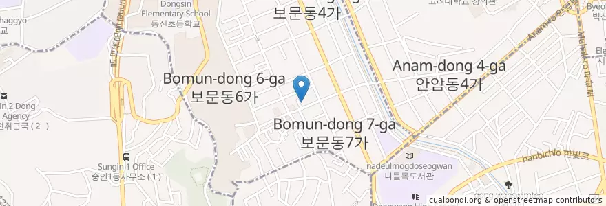 Mapa de ubicacion de 새마을금고 en South Korea, Seoul.
