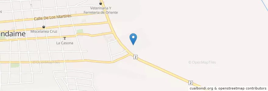 Mapa de ubicacion de Auto asado de coches en Nicaragua, Granada, Nandaime (Municipio).