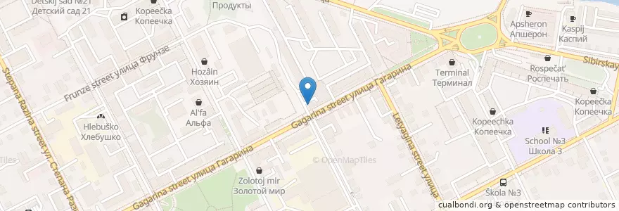 Mapa de ubicacion de Почта Банк en ロシア, ウラル連邦管区, チェリャビンスク州, トロイツク管区.